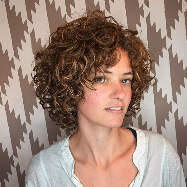 best curly short haircuts