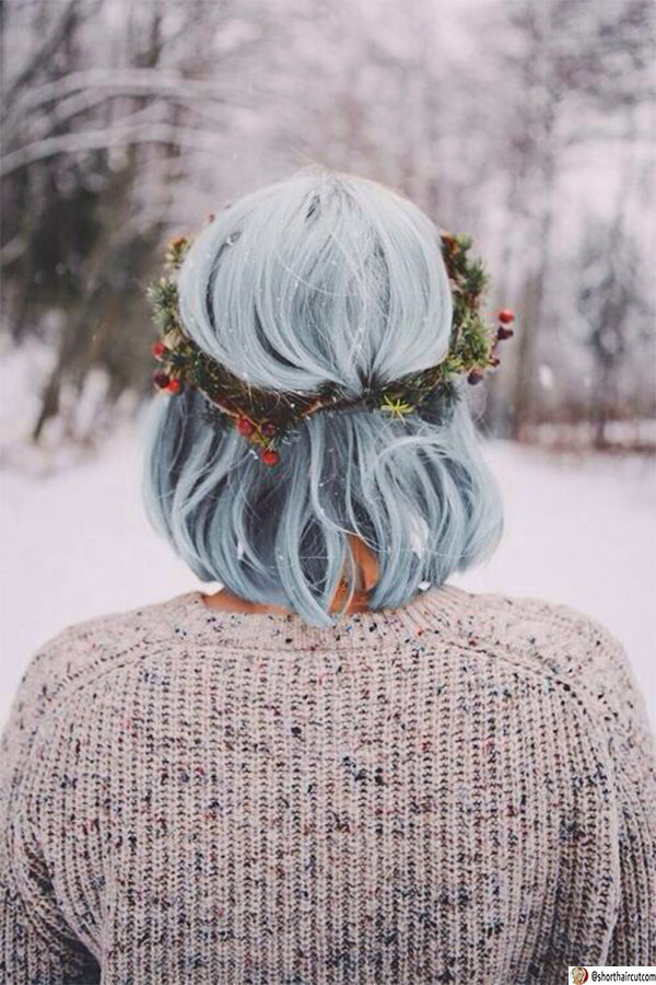 best hairstyles for blue hair