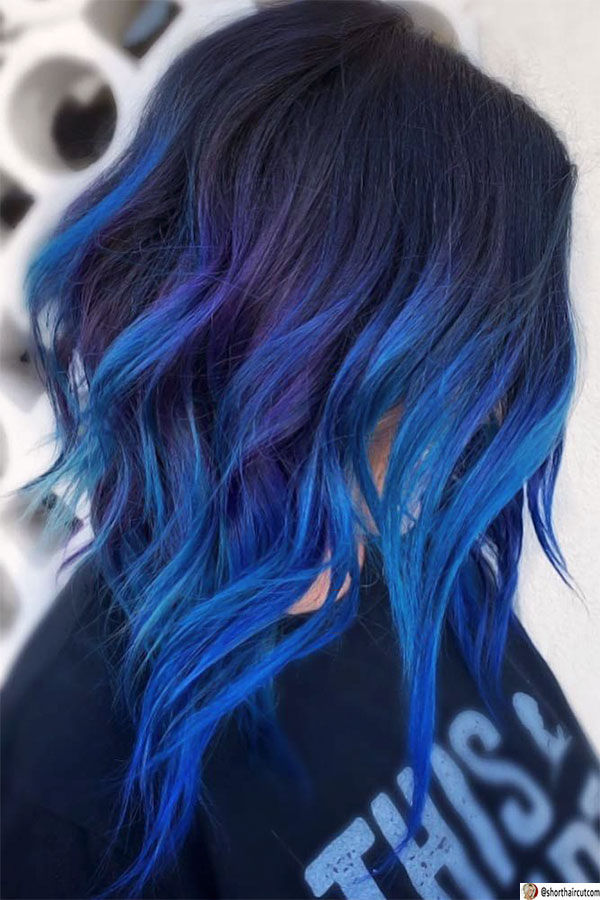 blue hair ideas for summer