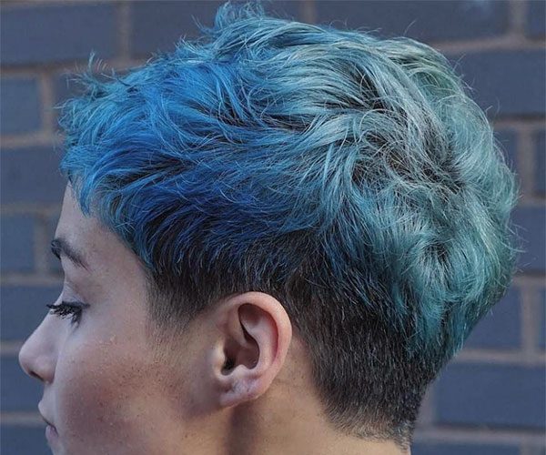 blue hairstyles women