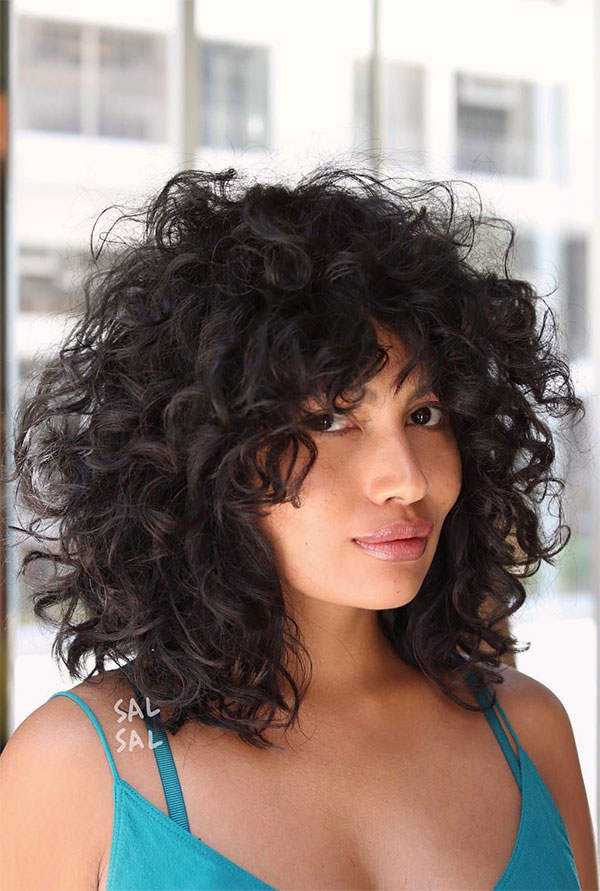 curly hair women's cut