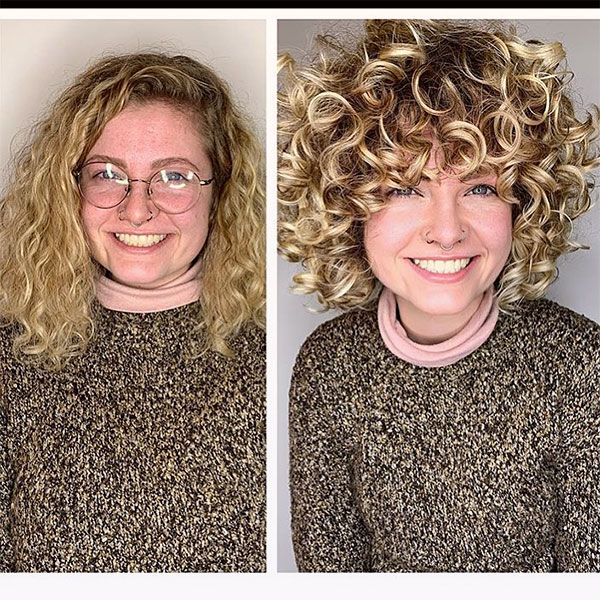 cute hairstyles for short curly hair