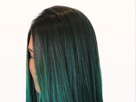 good green hairstyles