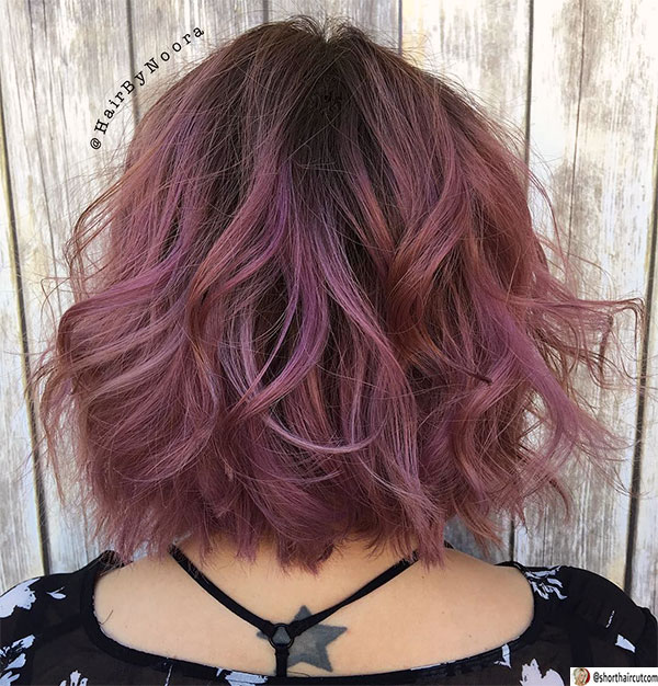good purple hairstyles