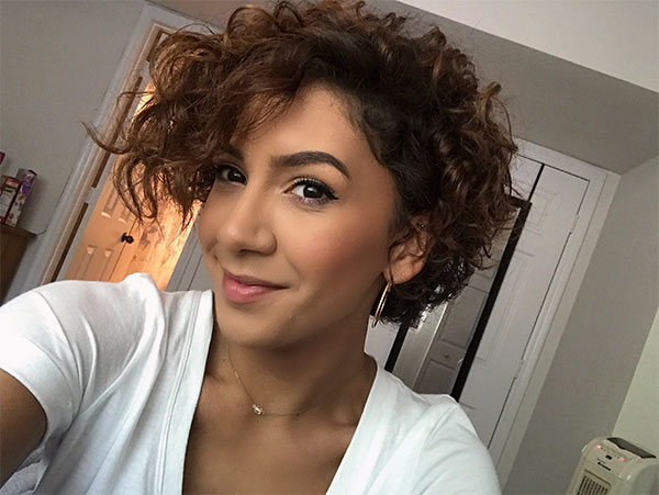great short haircuts for curly hair