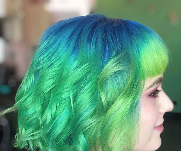 green hair color trends