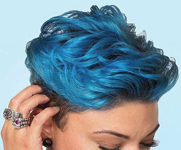 hair blue ideas