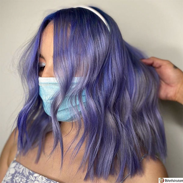 hair color for women purple