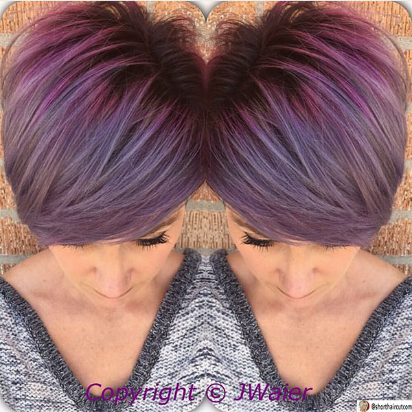 hair purple ideas