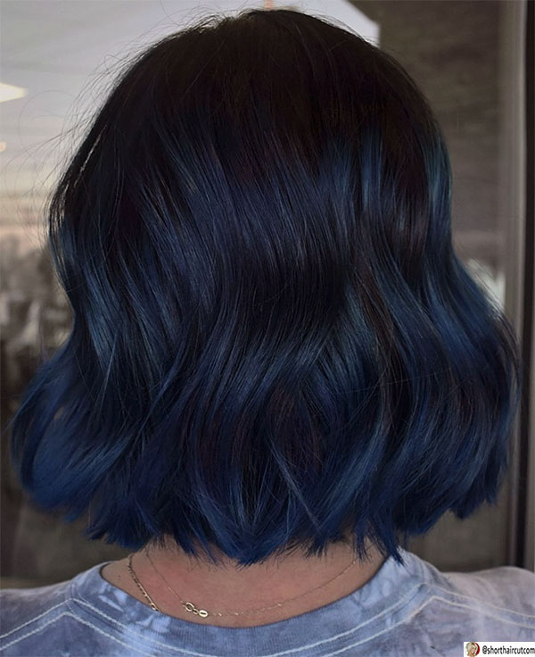 haircuts for blue hair