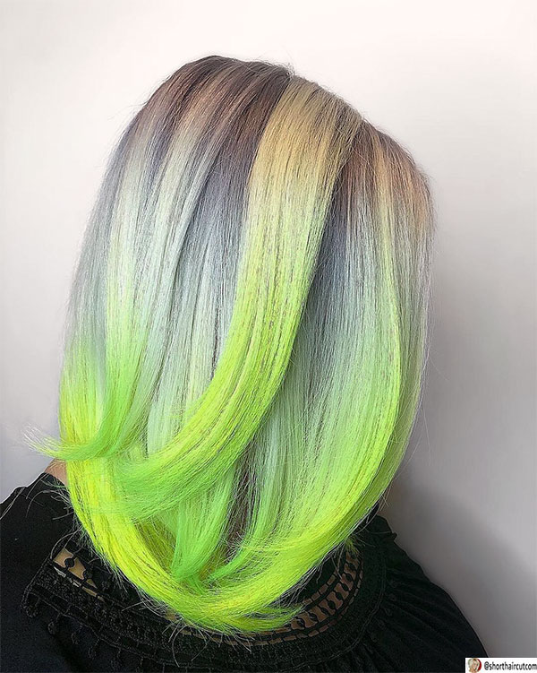 hairstyle green