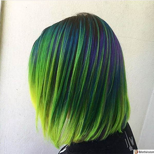 hairstyles for green hair