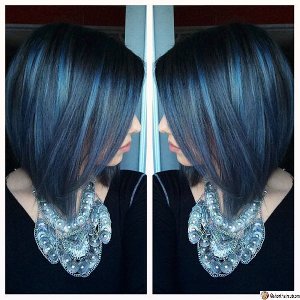 hairstyles with blue hair