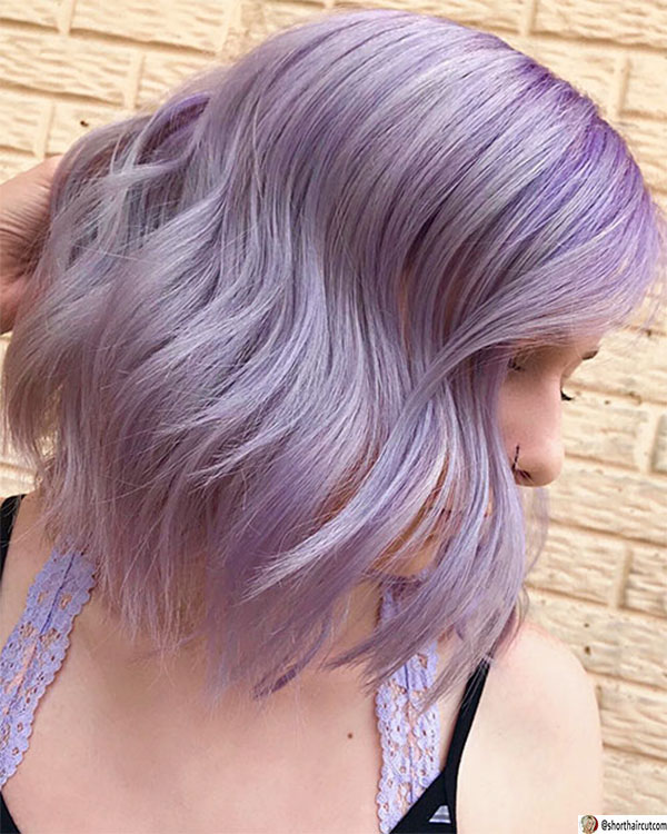 hairstyles with purple hair