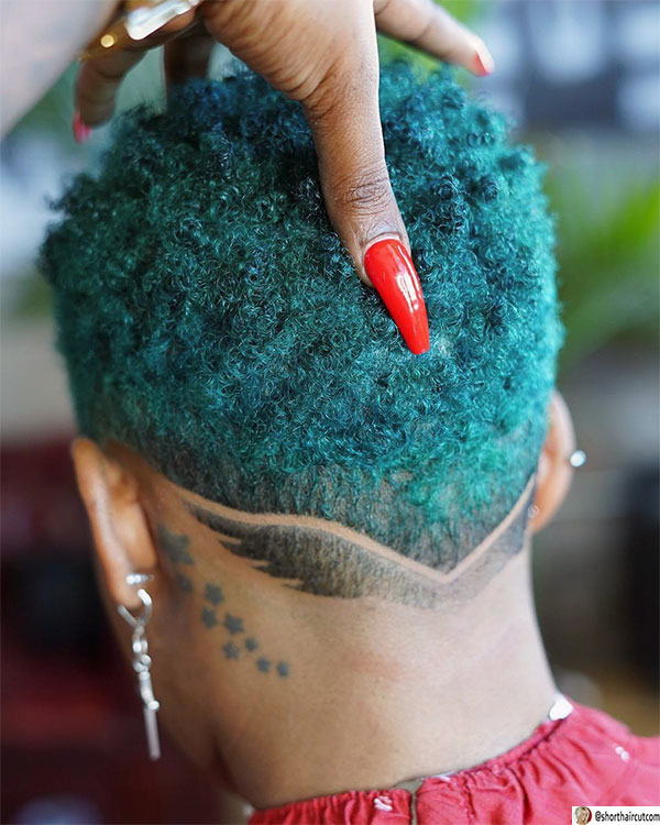 hot blue hairstyles