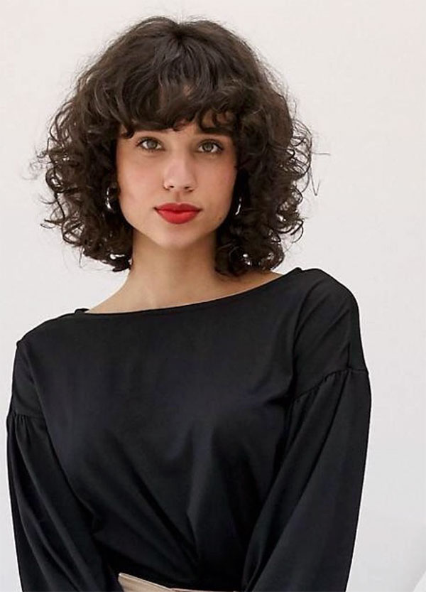latest short curly hairstyles