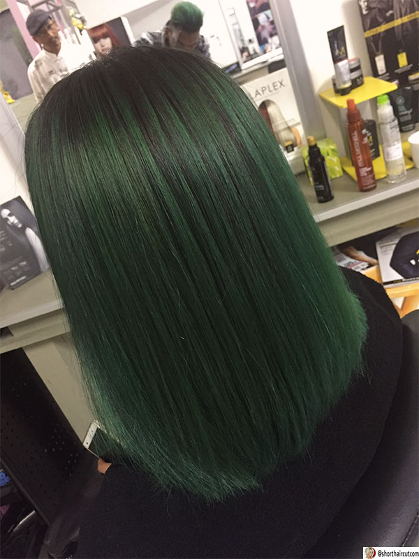 new green hair ideas
