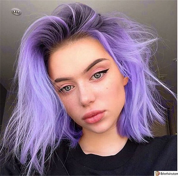 nice purple hairstyles