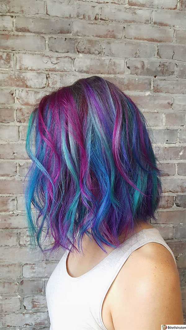 popular purple hairstyles