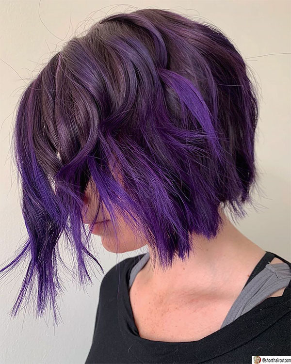 purple hair color pictures