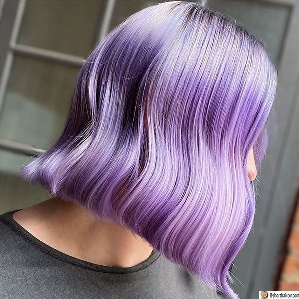 purple hair with color ideas