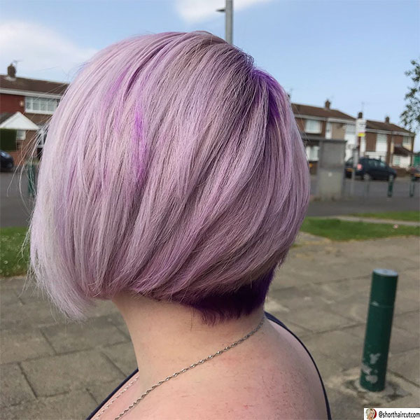 purple hair with color ideas