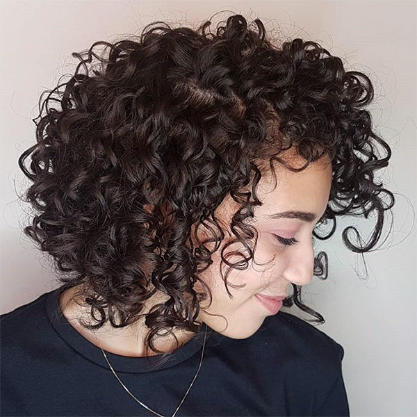 short and curly hairstyles