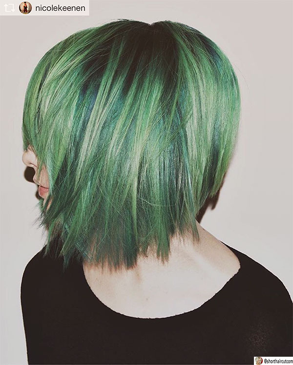 short green haircuts female