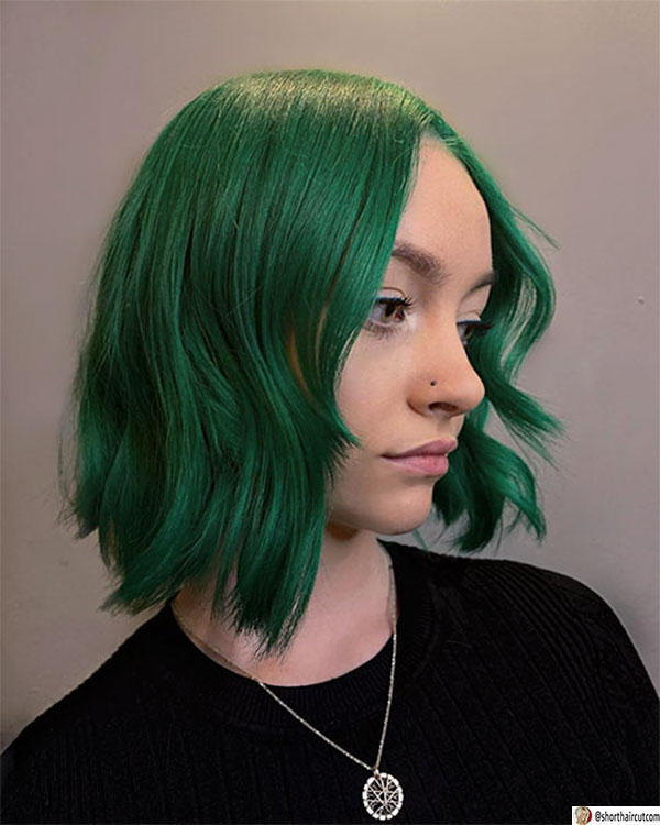 summer green hair ideas