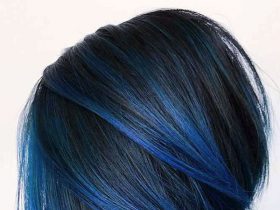 super blue hair