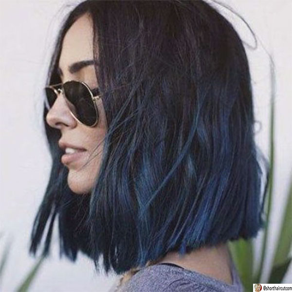 unique blue hair color ideas