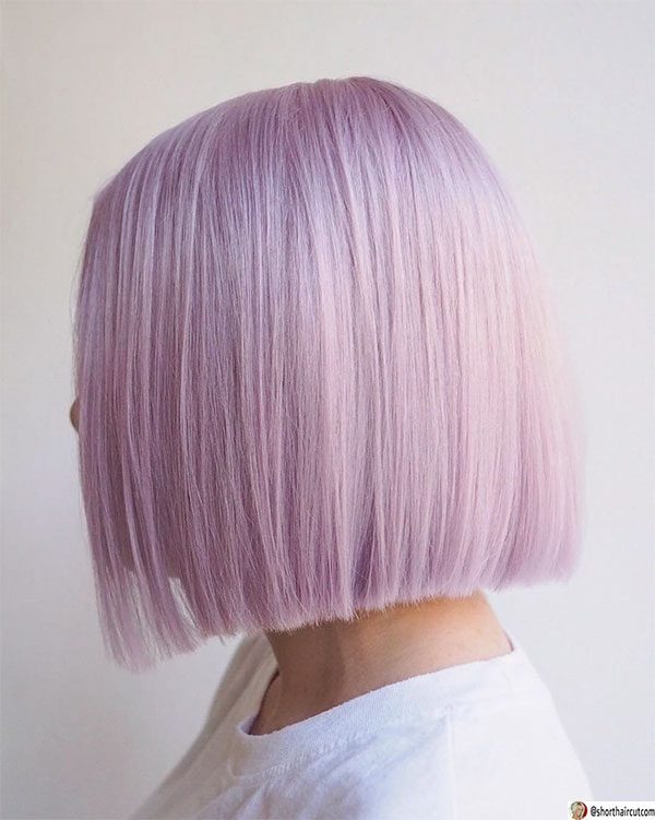 women's purple short haircuts